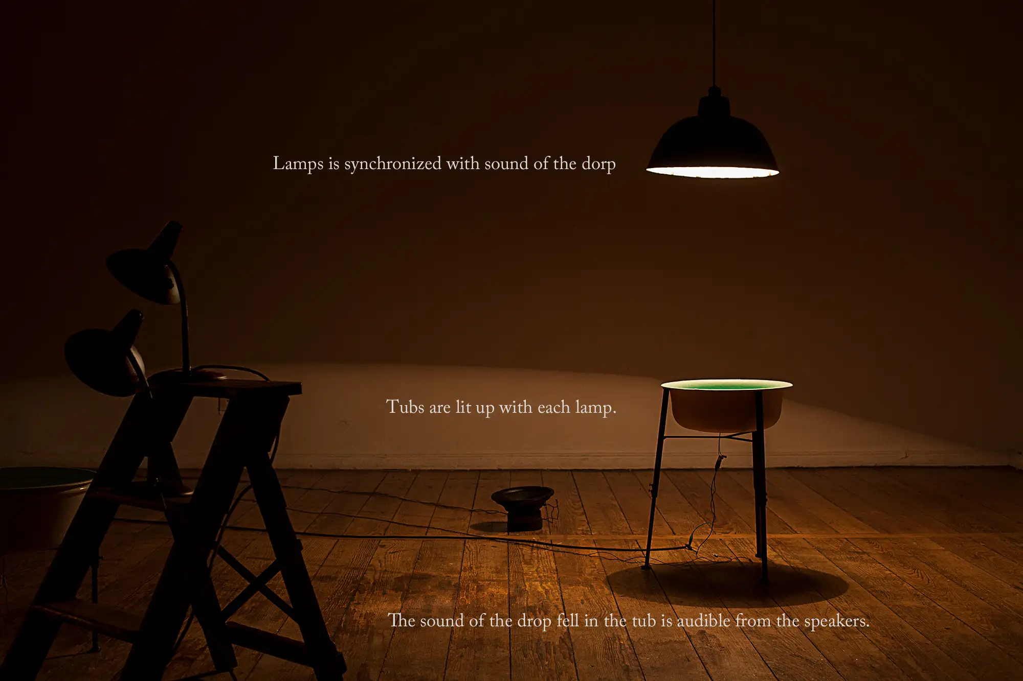 still sign with water detail