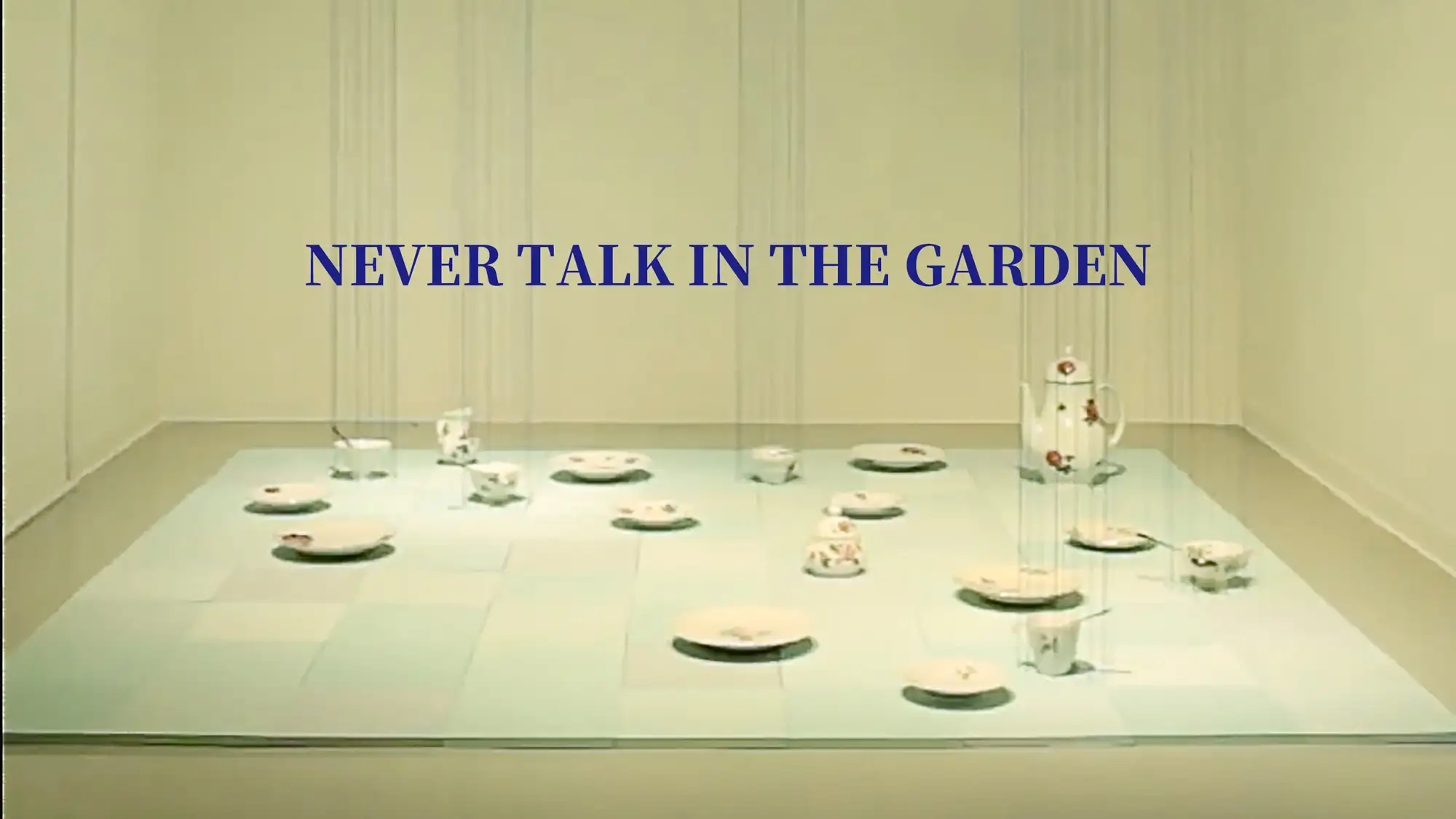 never talk in the garden TWS HONGO